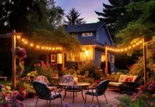 De schoonheid van een droomachtertuin