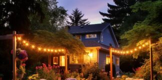 De schoonheid van een droomachtertuin