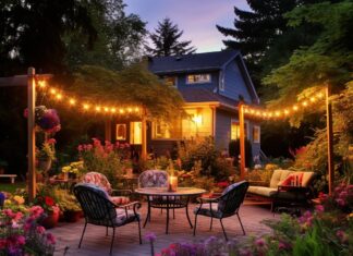 De schoonheid van een droomachtertuin