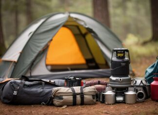 Begin met een degelijke tent en slaapuitrusting