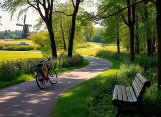 Fietsen en wandelen door de veluwe en friese meren