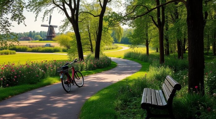 Fietsen en wandelen door de veluwe en friese meren